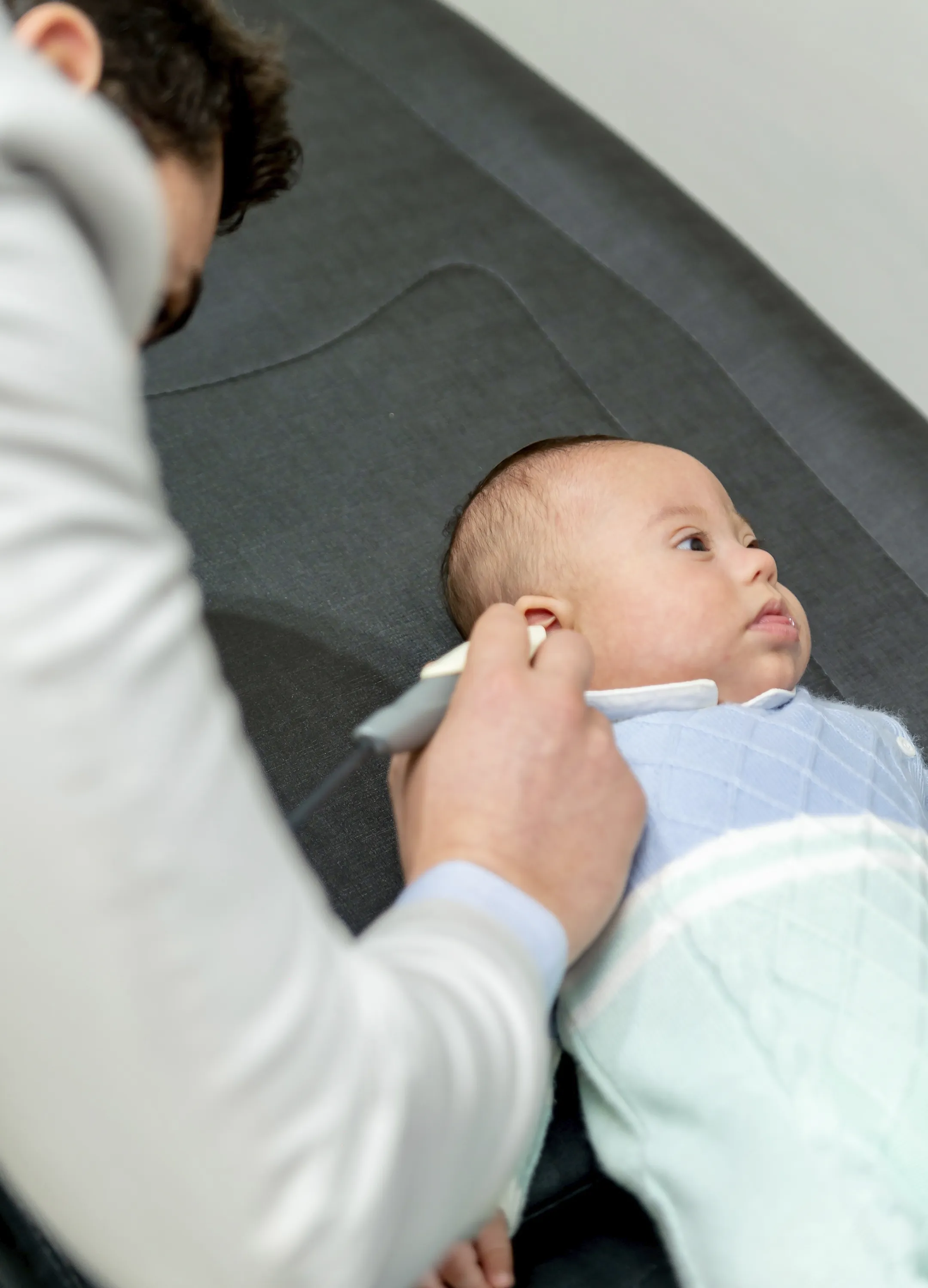 Consulta médica com bebê